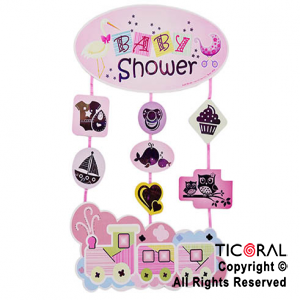 CARTEL  4514 BABY SHOWER TREN NENA x 1